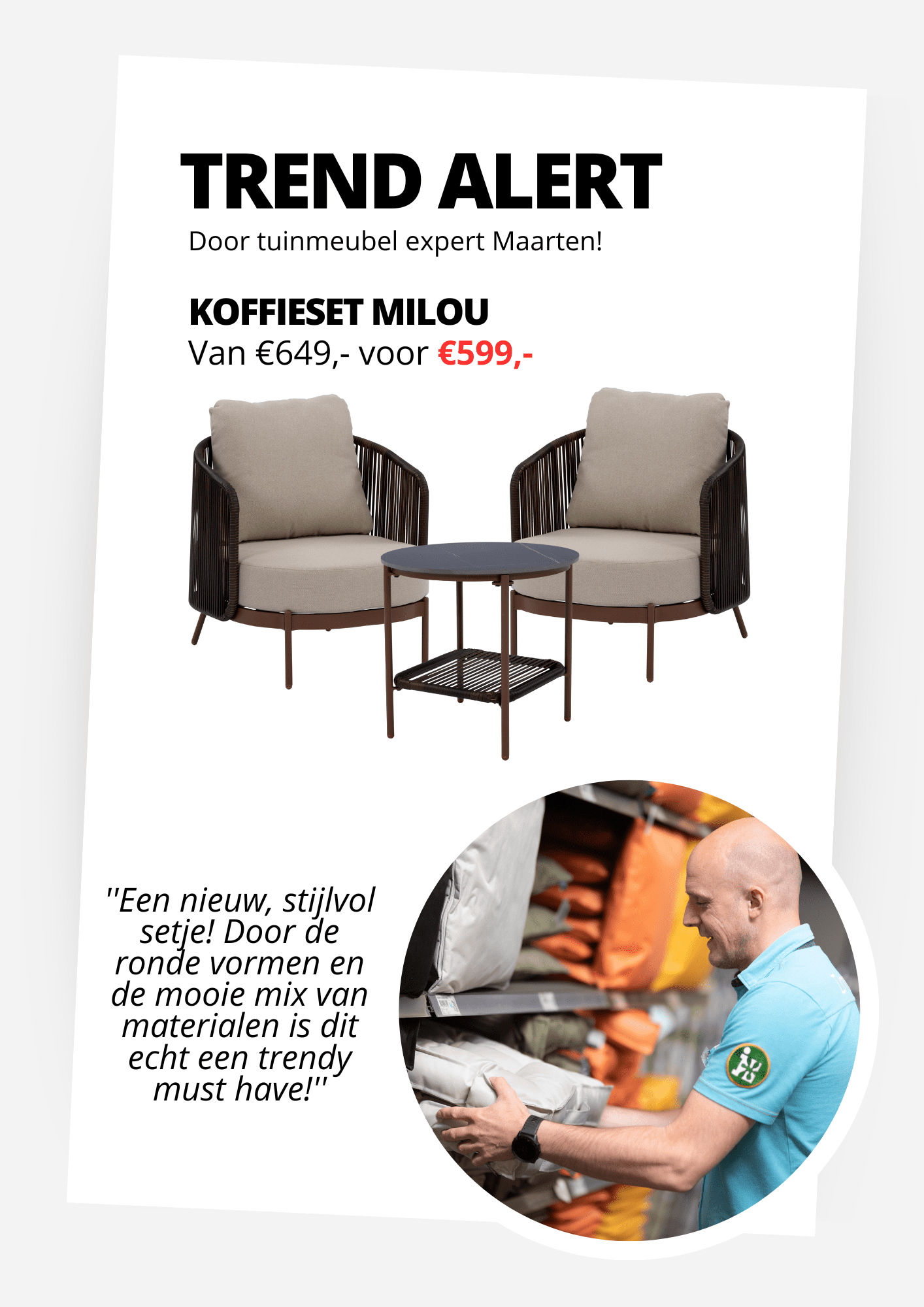 Trend alert banner DININGSET DONOCASTER