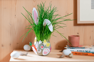 workshop voor kinderen - paashaas bloempot